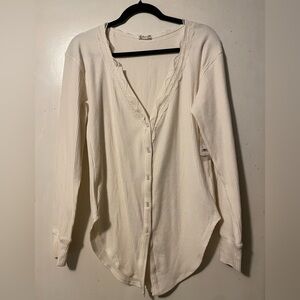 FREE PEOPLE Intimates LONG SLEEVE TOP, Shirt XS NWT